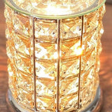 Crystals Gold Oil Burner Lamp