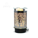 Chrome Forest Wall Plug-In Aroma Lamp