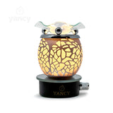 Glass Mosaic Art Wall Plug-In Aroma Lamp