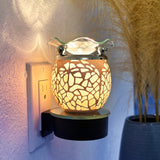 Glass Mosaic Art Wall Plug-In Aroma Lamp