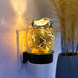 Gold Wall Plug In Aroma Lamp