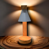 Wooden Fragrance Candle Warmer Lamp