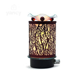 Bronze Leaves Wall Plug-In Aroma Lamp