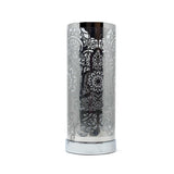 Silver Buddha Cylinder Oil Burner Lamp