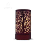 Bronze Forest Cylinder Oil Burner Lamp