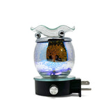 Glass Tree Decor Wall Plug-In Aroma Lamp