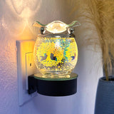 Glass Tree Decor Wall Plug-In Aroma Lamp