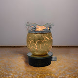 Gold Wall Plug In Aroma Lamp