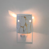 White and Gold Wall Plug-in Aroma Lamp