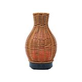 Rattan Ultrasonic Aroma Diffuser - Multicolor Lights - 100 ml