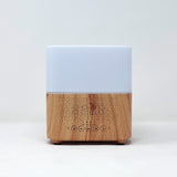 Wood Clock Ultrasonic Aroma Diffuser with Bluetooth Speaker - 300 ml