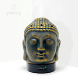 Bronze Buddha Ceramic Ultrasonic Aroma Diffuser - Multicolor Lights - 100 ml