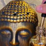 Bronze Buddha Ceramic Ultrasonic Aroma Diffuser - Multicolor Lights - 100 ml
