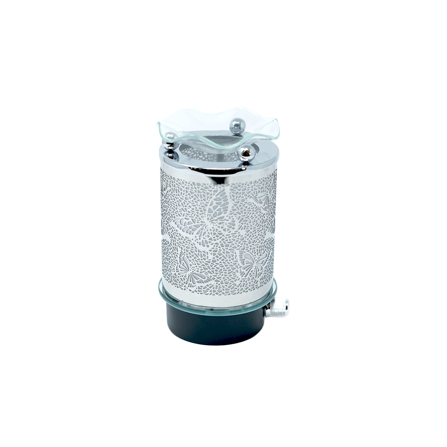 Silver Butterfly Wall Plug-In Aroma Lamp