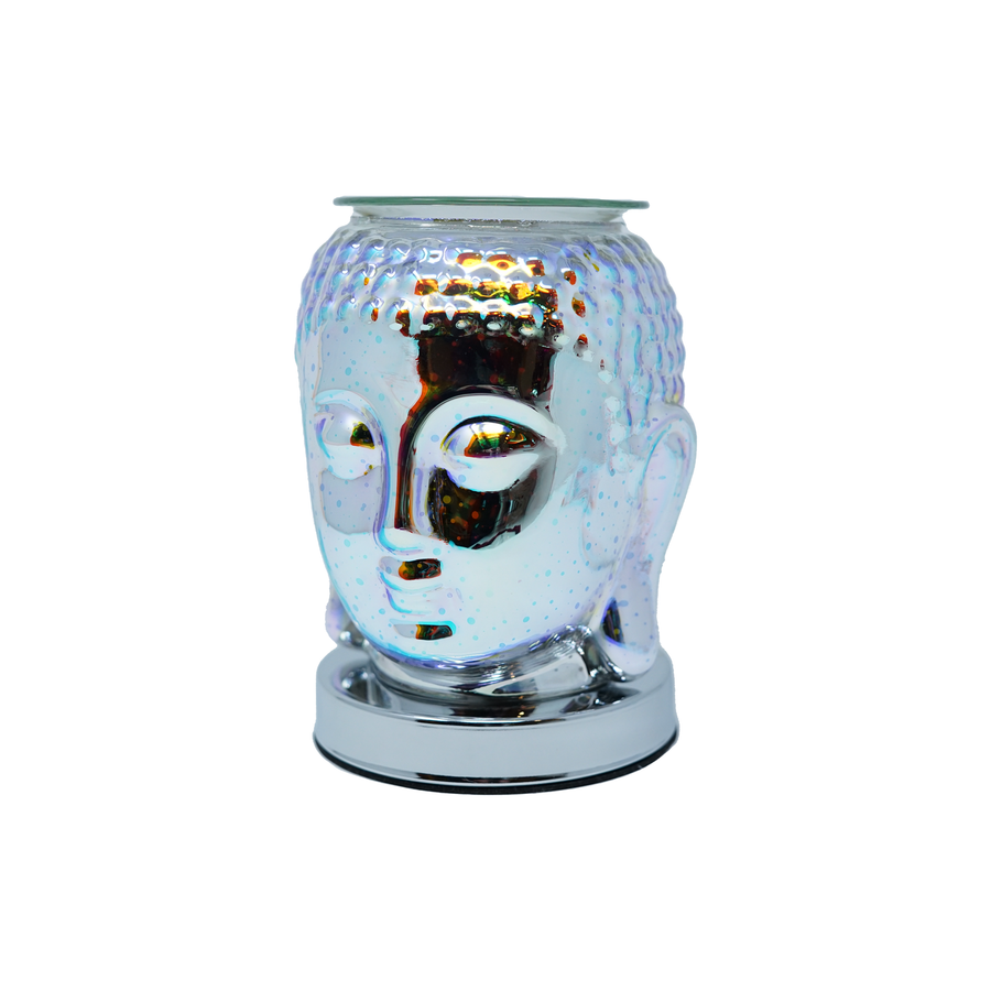 Glass 3D Buddha Oil Burner Lamp